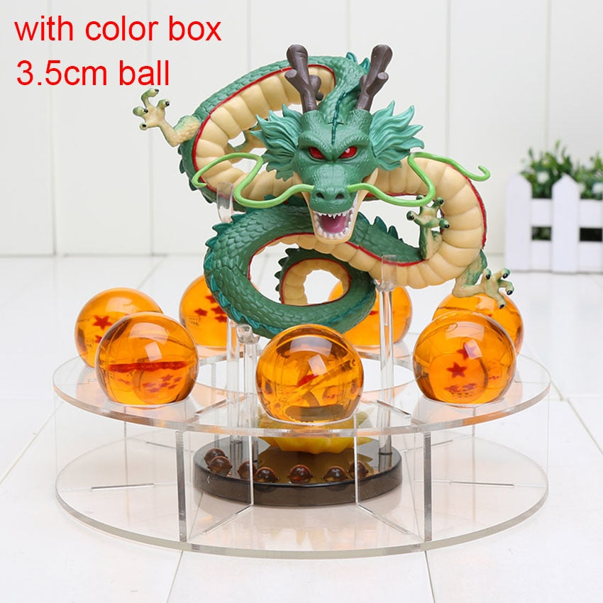 Dragon Ball Crystal Ball Stand with Shenron Figure Set