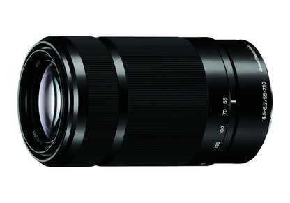 Sony E 55-210mm F4.5-6.3 Lens for Sony E-Mount Cameras - Black (Renewed)