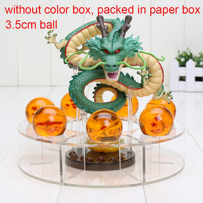 Dragon Ball Crystal Ball Stand with Shenron Figure Set