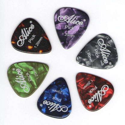 Alice AP100 Celluloid Guitar Picks for Acoustic & Electric