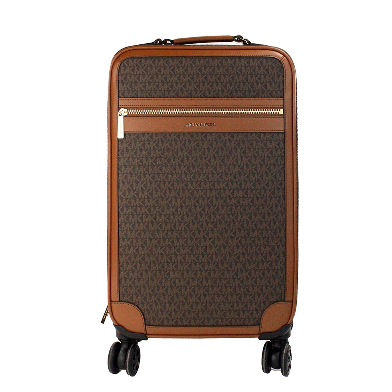 Michael Kors Travel Small Brown Trolley Rolling Suitcase
