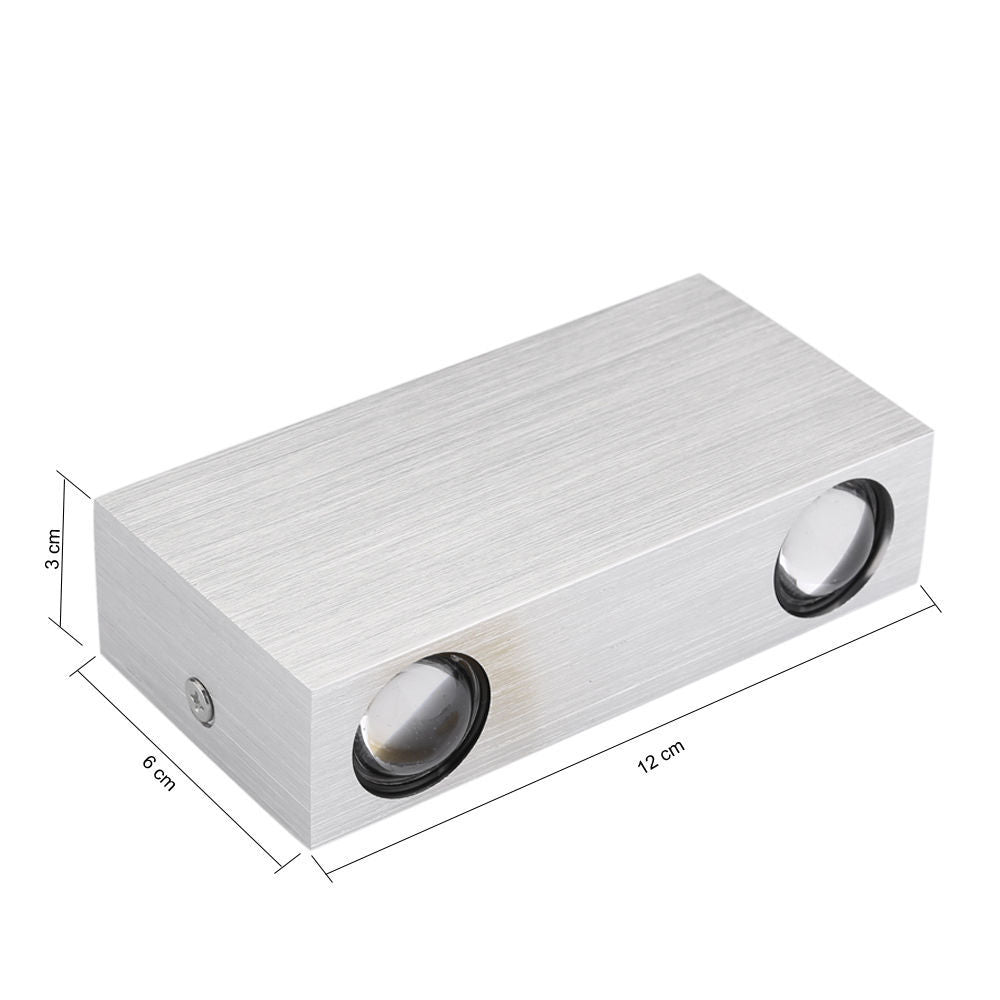 Modern Aluminum Wall Light for Indoor Spaces