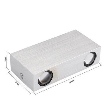 Modern Aluminum Wall Light for Indoor Spaces