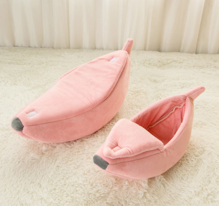 Banana Cozy Pet Bed dog cat