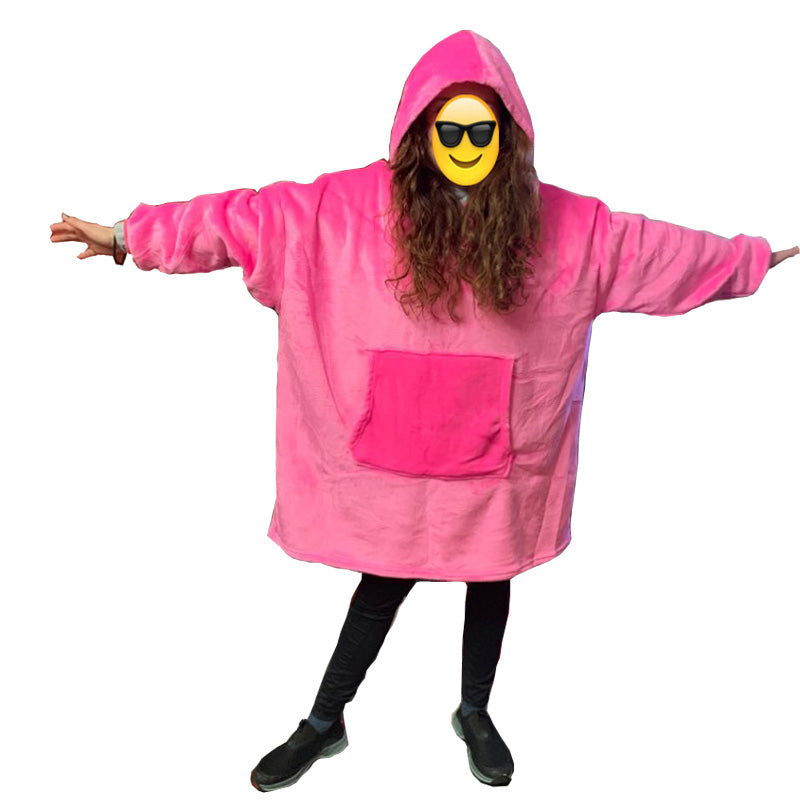 Lazy Pullover TV Blanket, Outdoor Cold Weather Robe