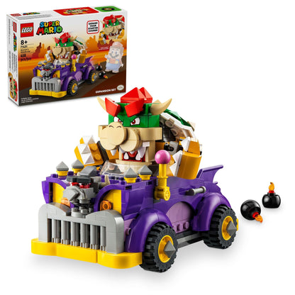 LEGO Super Mario Bowser’s Muscle Car Expansion Set Collectible Bowser Toy for Kids Gift for Boys Girls and Gamers Ages 8 and Up 71431