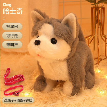 Electric Plush Dog Toy - Realistic Talking Husky