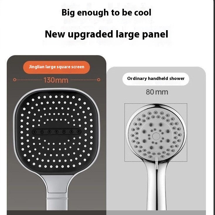 High pressure turbo Square Shower Head 3 spray modes