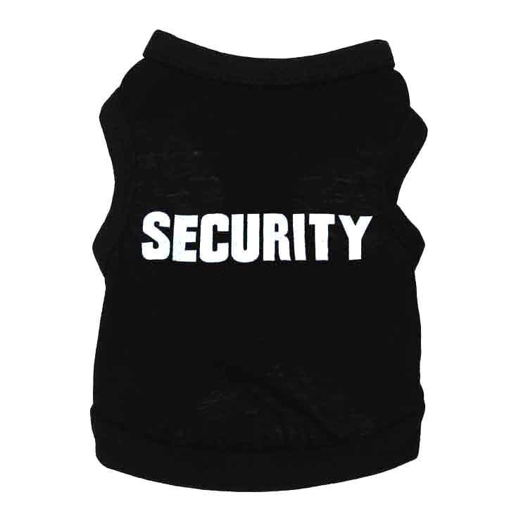 New Spring and Summer Dog Vest T-Shirt security dog