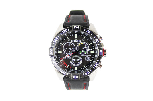 Citizen (CB5841-05E) Promaster Navihawk A-T Eco-Drive Black & Red Wrist Watch