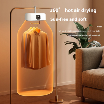 Portable Compact Cloth Dryer Travel with RC