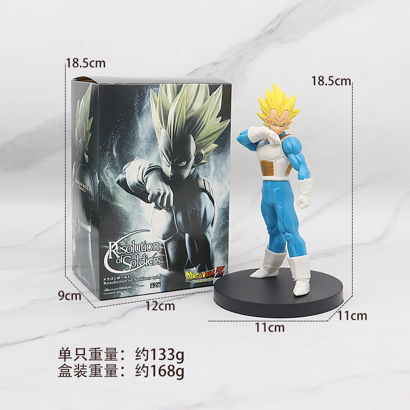 Dragon Ball Super Saiyan Action Figures - Goku & Vegeta
