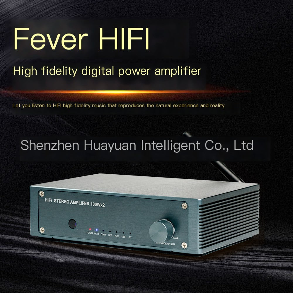 Home HiFi Audio Amplifier Bookshelf Speaker Set 2.0