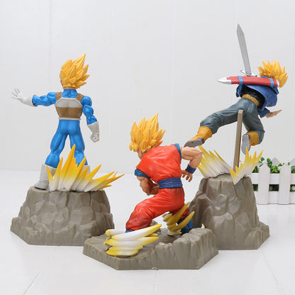 Dragon Ball APF Goku Vegeta Trunks Figure Collectible