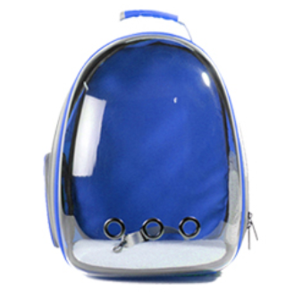 Transparent Case Cat Pet Carrier Travel Bag PC and Oxford clothing 33 x 28 x 44 cm