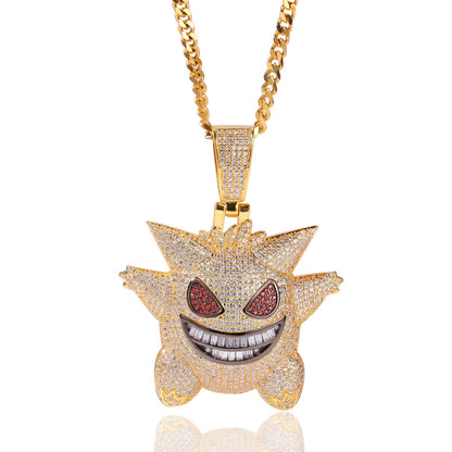 Zircon Crystal Pokemon Pendant Necklace (New Style)
