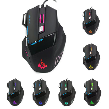 Professional Gaming Mouse 7 customizable buttons