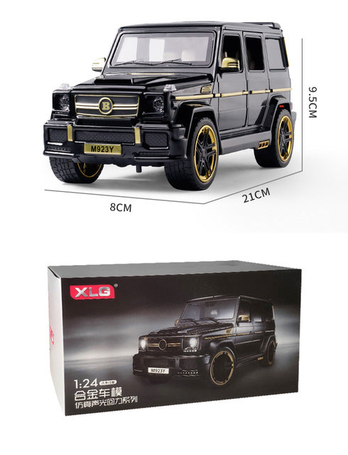 1:24 Off-Road Vehicle Model for Kids - G-Class Brabus 21cm