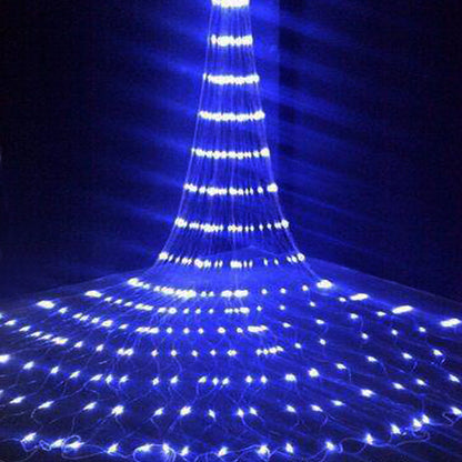Outdoor Net Lights and Water String Lights Setup