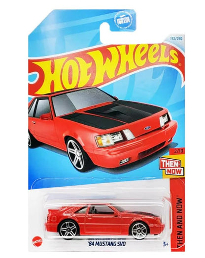 Hot Wheels 84 Mustang SVO (Red) Then and Now 2/10