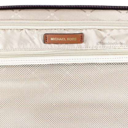 Michael Kors Travel Small Brown Trolley Rolling Suitcase