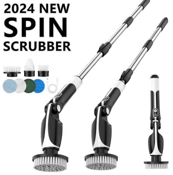 Telescopic Electric Brush Gardening home hardware tool cleaning