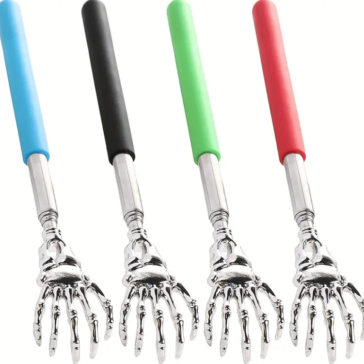 Hanging Stainless Steel Ghost Hand Retractable Scratcher
