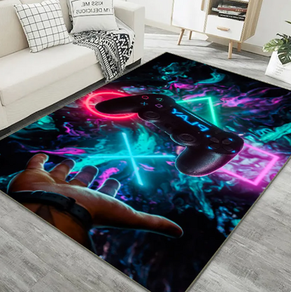 Game Controller Printed Living Room Carpet 40x60 cm