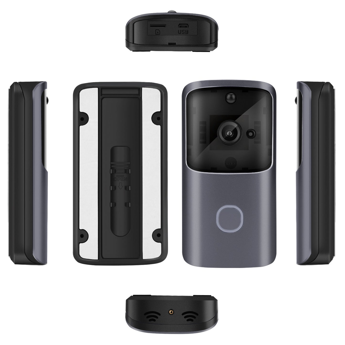 Smart WiFi 2.4G Visual Doorbell with Intercom System