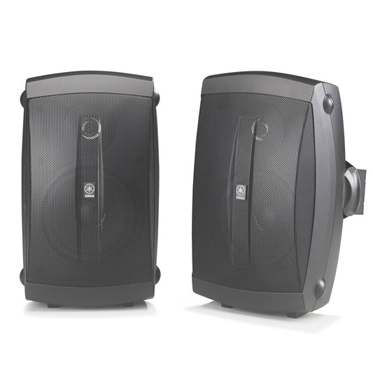 YAMAHA NS-AW150BL 2-Way Indoor/Outdoor Speakers (Pair Black) - Wired