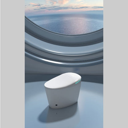 Smart Toilets Heated Seat Dual Automatic Flush Voice Control Foam Protective Cover Smart All-in-One Extended Modern Bidet