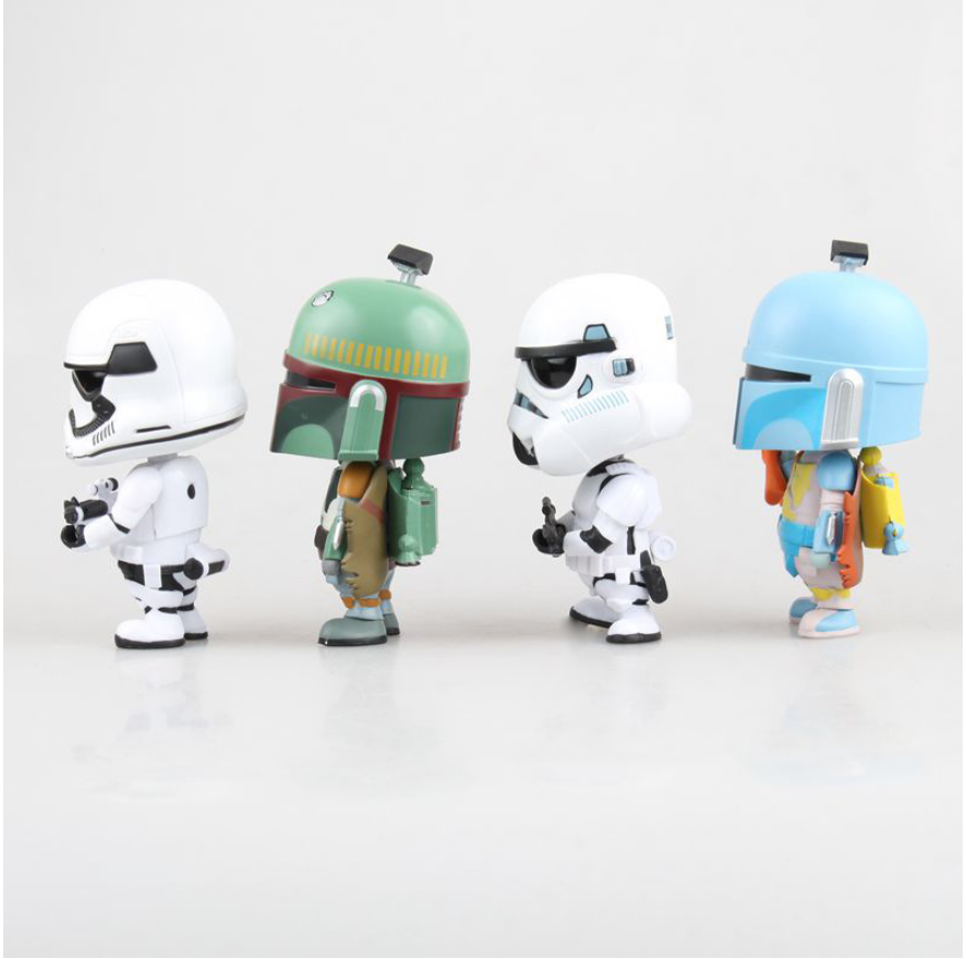 Chibi Star Wars Bounty Hunter Figurine from Maple City