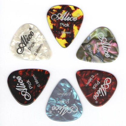 Alice AP100 Celluloid Guitar Picks for Acoustic & Electric