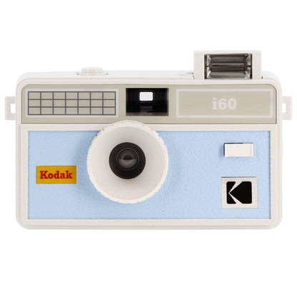 Kodak i60 Reusable 35mm Film Camera - Retro Style Focus Free Built in Flash Press and Pop-up Flash (Baby Blue)DA00263