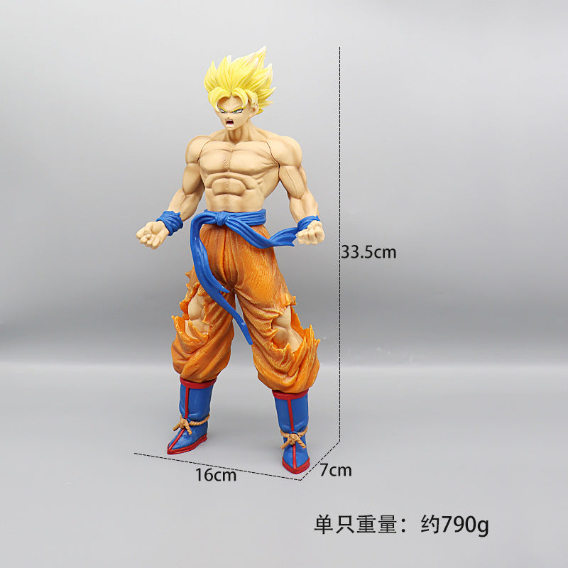 Dragon Ball Super Saiyan Action Figures - Goku & Vegeta
