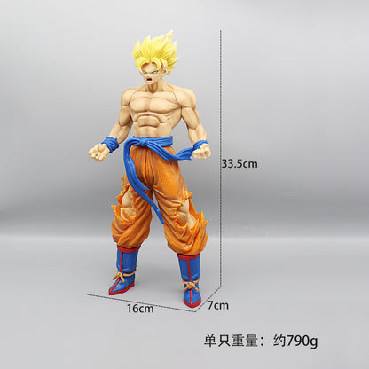 Dragon Ball Super Saiyan Action Figures - Goku & Vegeta