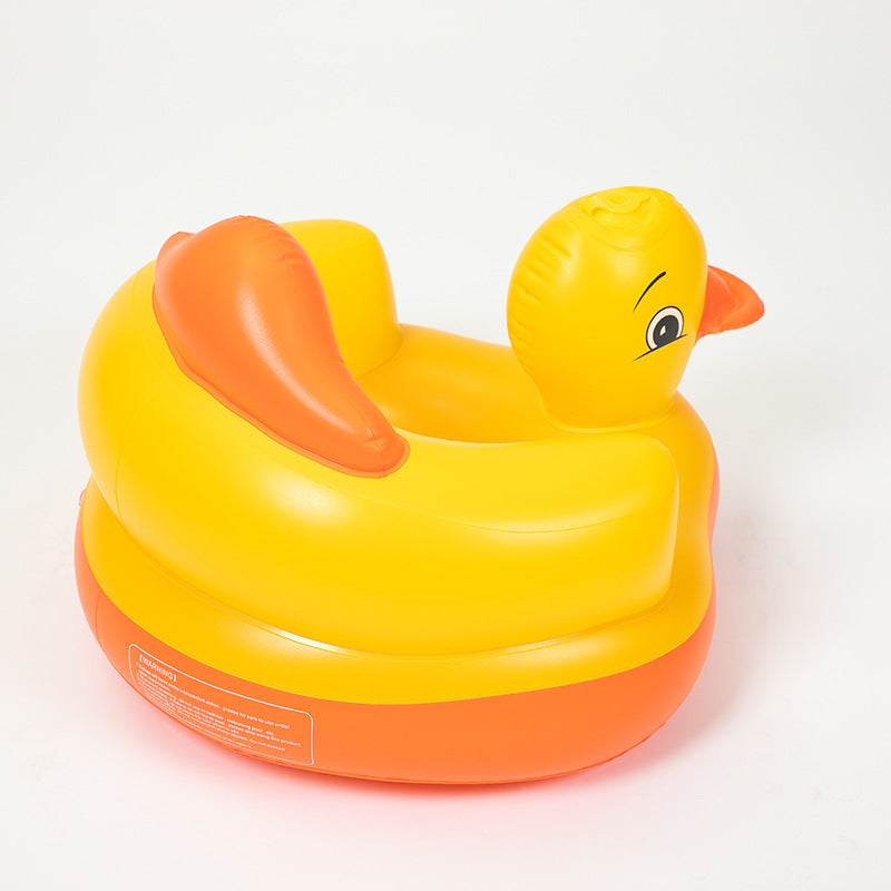 Wholesale Thick Inflatable Yellow Duck Baby Chair