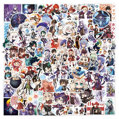 Genshin Impact Stickers 100pcs Waterproof for Decal Stickers sticker Vinyl