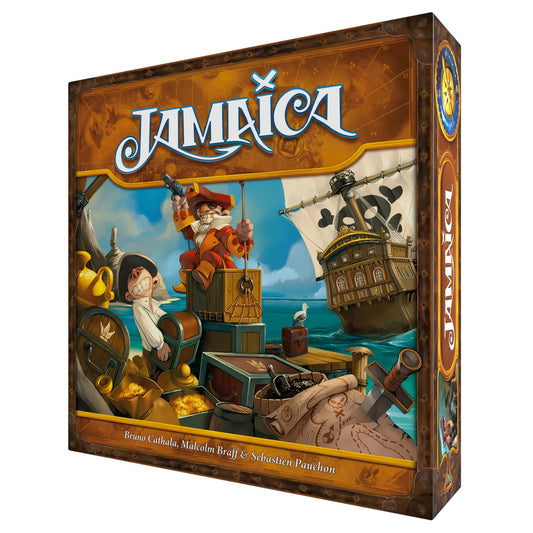 Jamaica Board Game (New Edition) - Family-Friendly Pirate Racing Game Strategy Game for Kids & Adults Ages 8+ 2-6 Players 30-60 Minute Playtime Made by Space Cowboys
