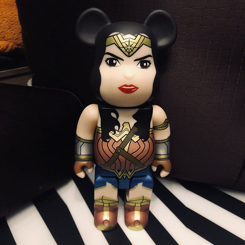DC Wonder Woman and Bear Figurine Model Collectibles