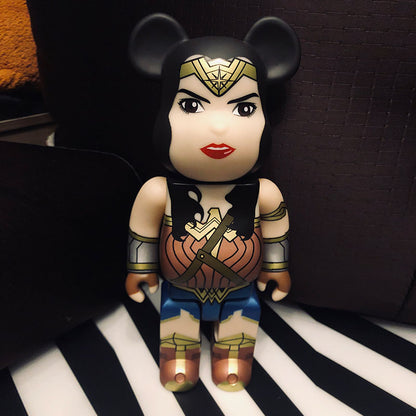 DC Wonder Woman and Bear Figurine Model Collectibles