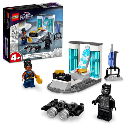 LEGO Marvel Shuris Lab 76212 Black Panther Construction Learning Toy with Minifigures Toys for Kids Girls and Boys Age 4 Avengers Super Heroes Gifts