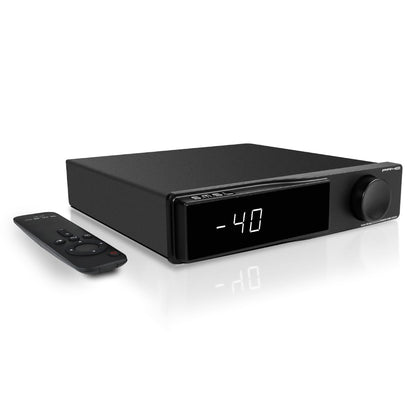 SMSL PA40 Class D Power Amplifier 165Wx2 Stereo Amplifier for Passive Speakers with MA5332 Chip/EQ/Bass Treble Control/Built-in Power Supply