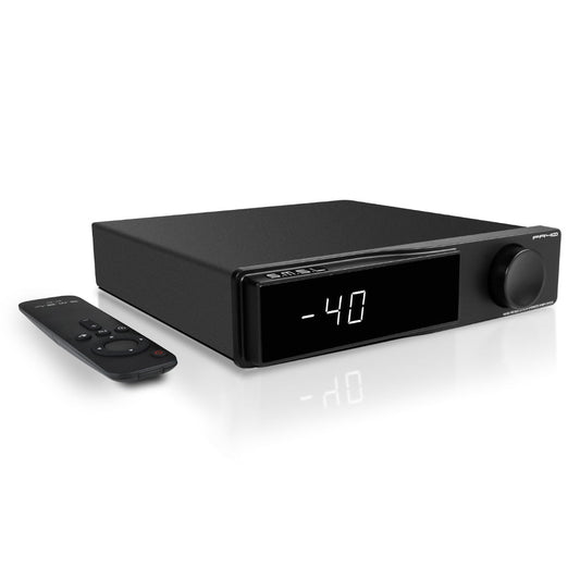 SMSL PA40 Class D Power Amplifier 165Wx2 Stereo Amplifier for Passive Speakers with MA5332 Chip/EQ/Bass Treble Control/Built-in Power Supply