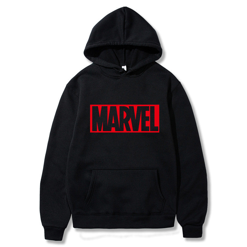 Men's Fashion Hoodie with MARVEL Print for Fall Winter