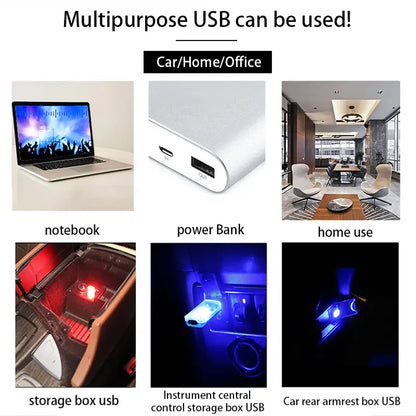 Mini USB LED Car Atmosphere Light for Interior Use