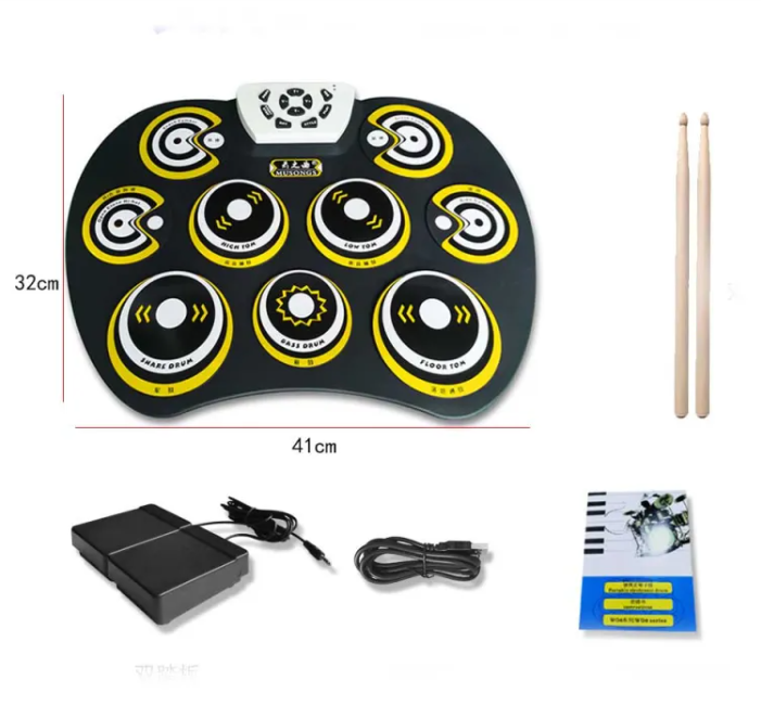Kids USB Roll Drum drumset