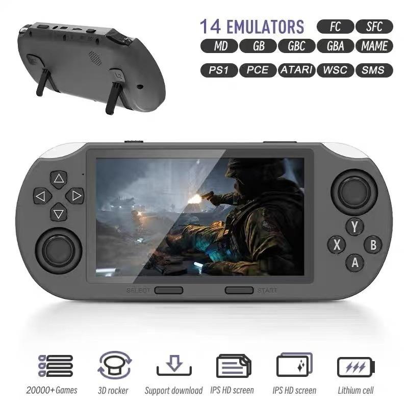 SF3000 Handheld Game Console 4.5 HD screen mp4 USB