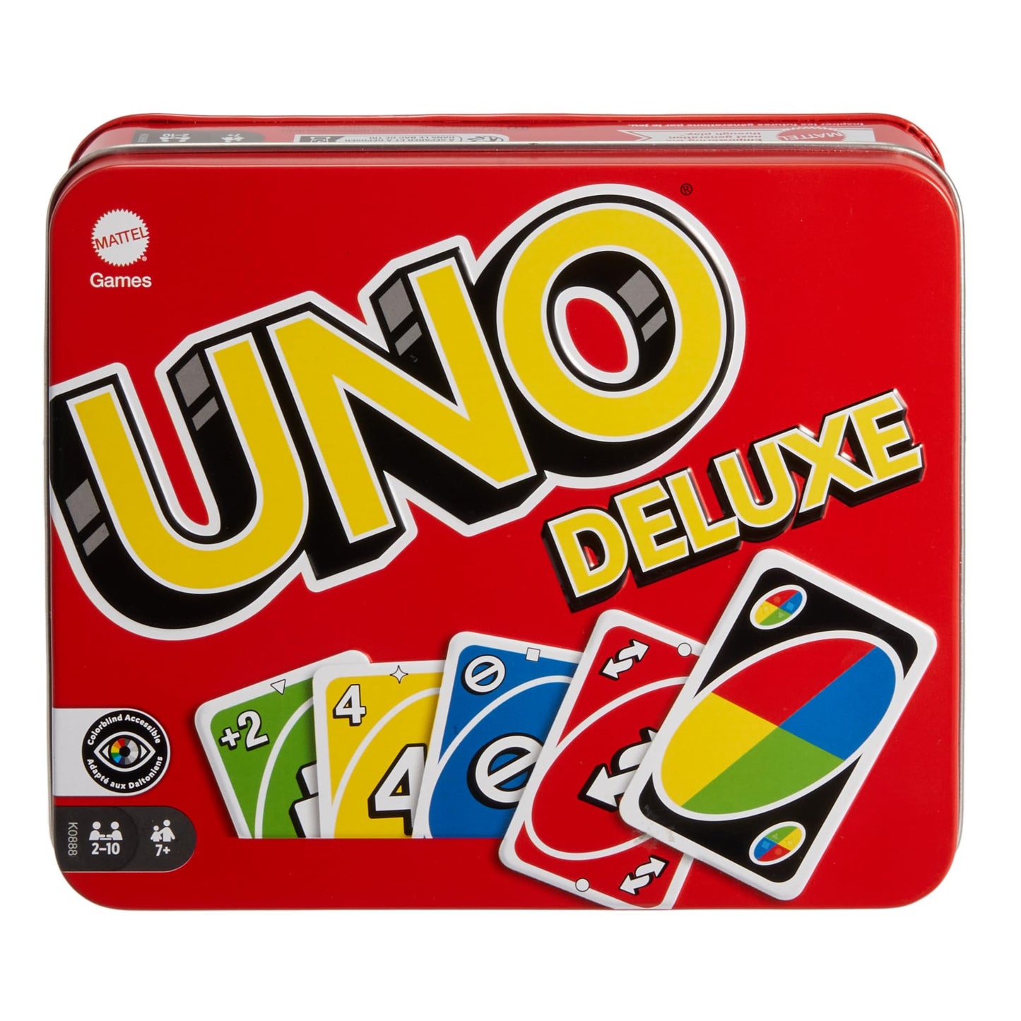 Uno Deluxe Card Game 7 years +