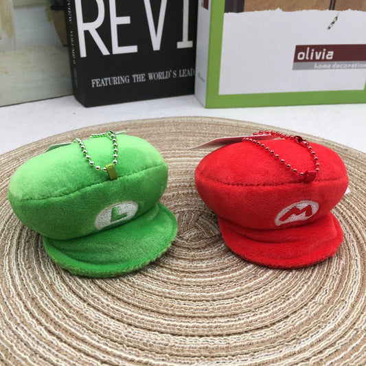 Mario Hat Plush Toy - Super Mario Game Accessory